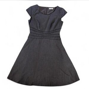 Calvin Klein Charcoal Midi Dress